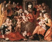 VOS, Marten de The Family of St Anne aer oil on canvas